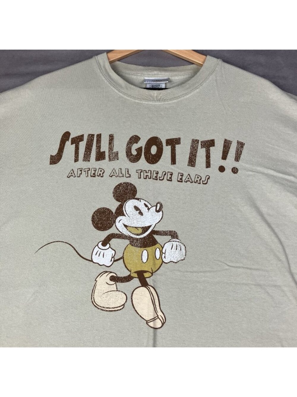 Vintage Disney T Shirt Mickey Mouse After All These Ears Size XXL